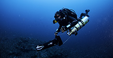  DPV dive, technical diving, ccr diving bali, Amed diving, triton ccr, nitrox diving course